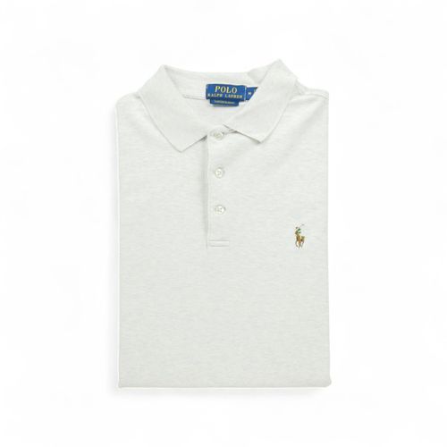 Reconditionné - Polo Manches Courtes Homme Slim Fit - Taille M - Homme - Beige