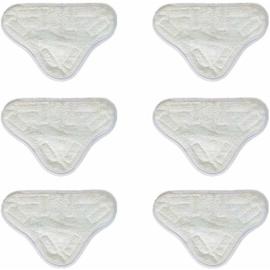 6pcs Réutilisable Microfibre H2o Vapeur Vadrouille Tampons de