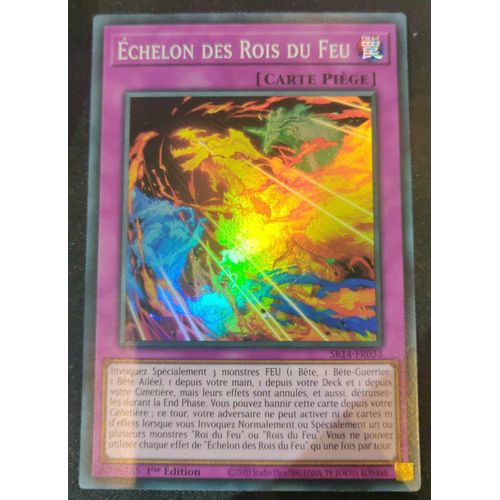 Yu Gi Oh Sr14 Fr033 Échelon Des Rois Du Feu Super Rare