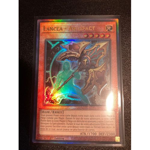 Lancea - Artéfact - Ra01-Fr006 - Ultimate Rare - Yu-Gi-Oh !