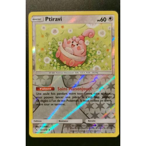 Ptiravi Reverse - Sl10:Alliance Infaillible - 161/214 - Carte Pokemon
