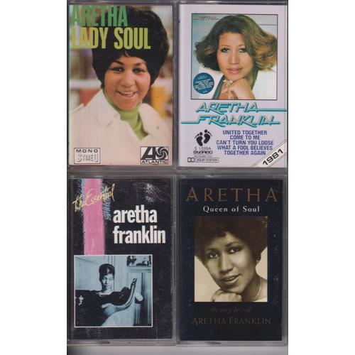Aretha Franklin Lot De 4 K7 Cassettes Audio Tape