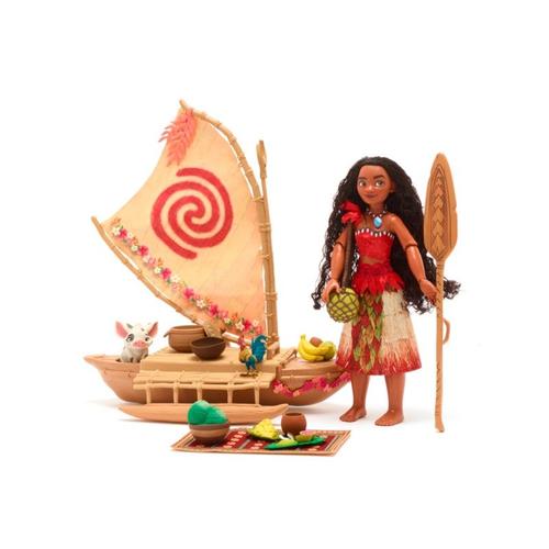 Coffret Set Disney Store Ensemble De Jeu Les Aventures Océaniques De Moana Vaiana Pua