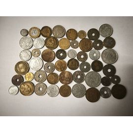 Lot J ( 21 ) 50 Pièces De Monnaie De France