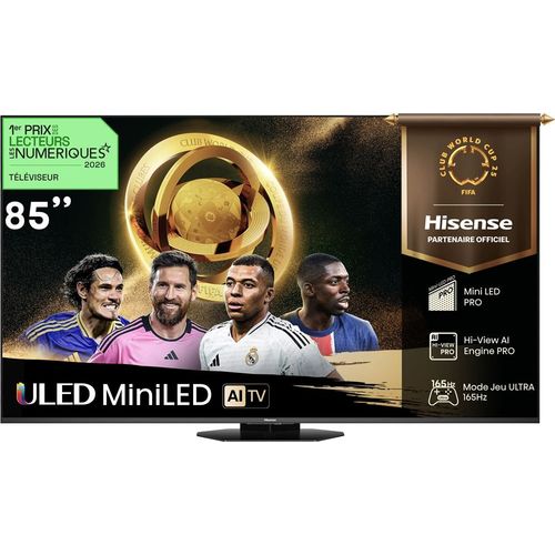 TV Mini LED QLED Hisense 4K UHD 85U8Q 215 cm 2025