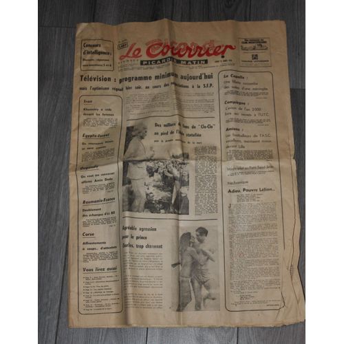 Rare Journal Régional De 1979 : Hommage À Claude Francois En Couveture