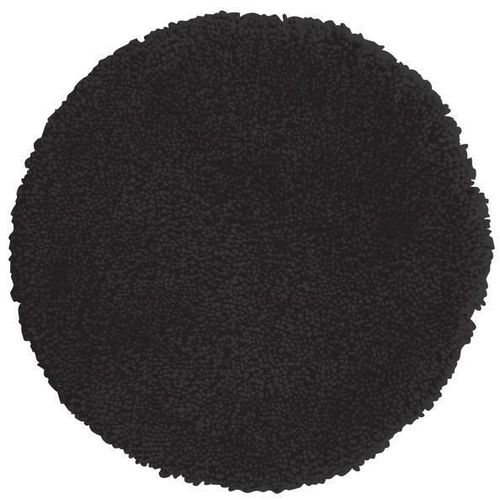 Tapis de bain - SPIRELLA - HIGHLAND - Microfibre - Ø110cm - Noir