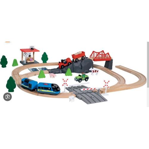 Circuit De  Train De Passagers  - Jouets En Bois  - Playtive Junior 54 Pièces