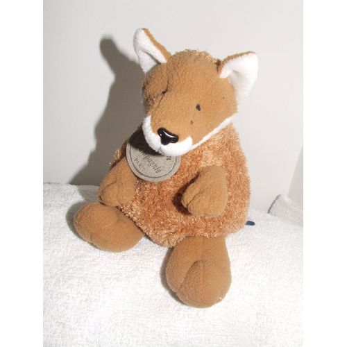 Renard Doudou Et Compagnie Marron Blanc 23 Cm