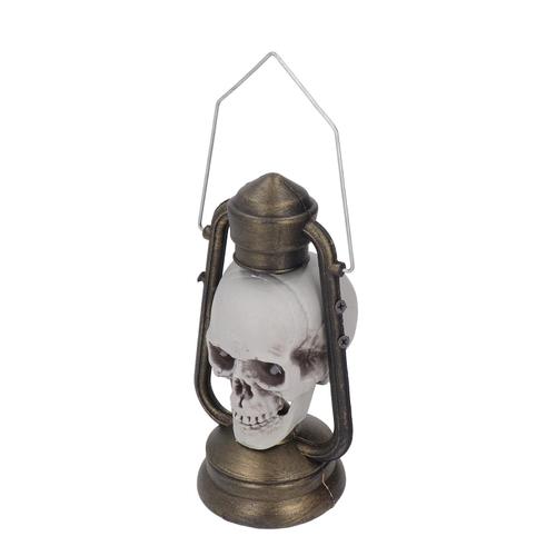 Lanterne LED en forme de crâne pour fête d'halloween, lampe suspendue, accessoires de décoration pour maison hantée, Bar