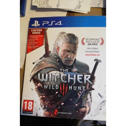 Jeux Ps4 The Witcher Wild 3 Hunt Contenu Bonus