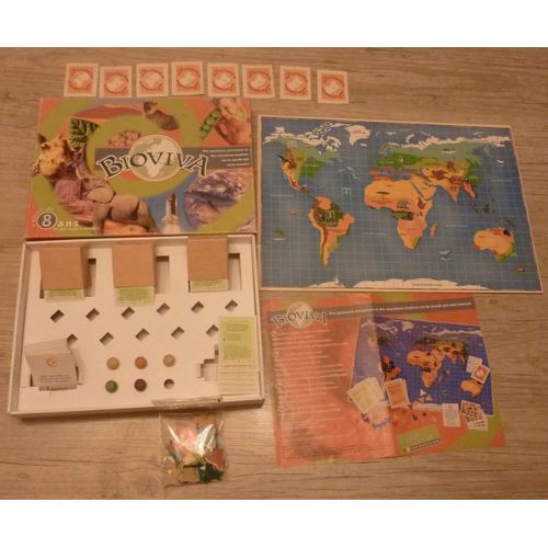 Jeu De Société Bioviva Édition An 2000 De Ravensburger , Des Questions Amusantes Et De Sanecdotes Insolites Sur Le Monde Qui Nous Entoure , À Partir De 8 Ans Et Pour Toute La Famille