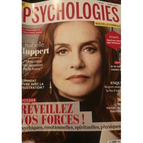 Psychologies Magazine 443 Mars 2023 Isabelle Huppert