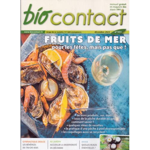 Magazine Bio Contact Numéro 351 De Décembre 2023