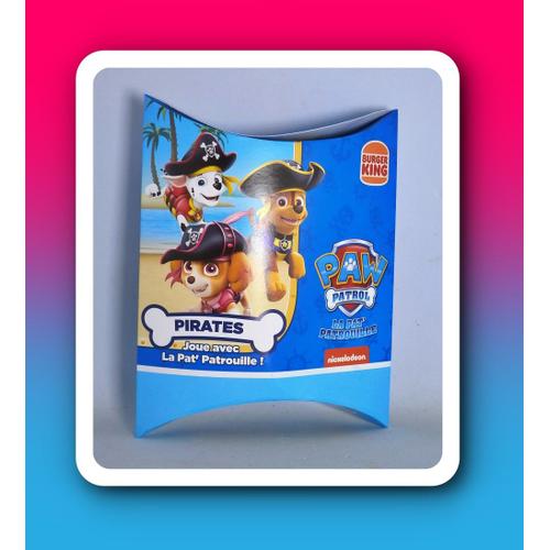 Série La Pat' Patrouille (Paw Patrol) - Boite De Jeux Pirates - Kids Meal - Burger King 2022