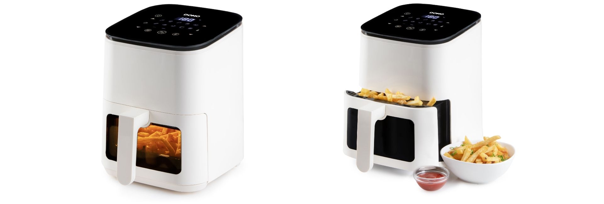 Friteuse Domo DO541FR Deli-fryer avec fentre de visualisation - 3,5 L - 1350 W image 1 | Rakuten