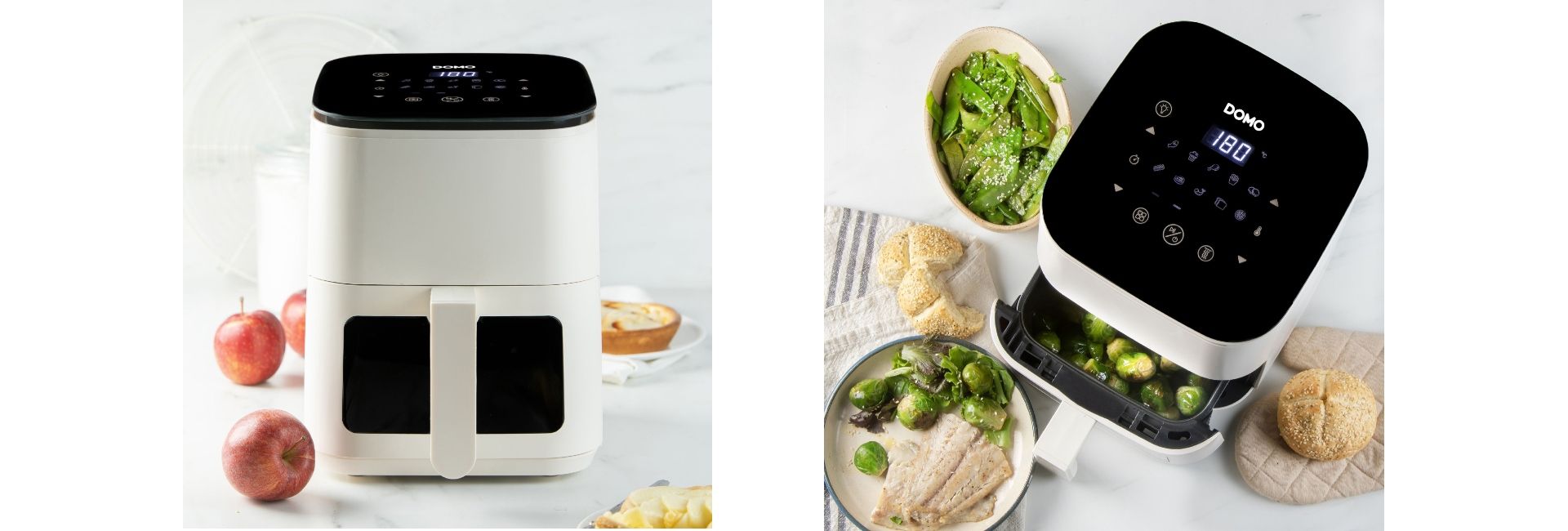 Friteuse Domo DO541FR Deli-fryer avec fentre de visualisation - 3,5 L - 1350 W image 2 | Rakuten
