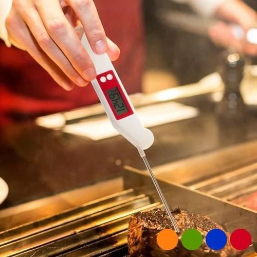 Thermomètre À Piles Pour Cuisine - Cuisson Aide Couleur - Orange