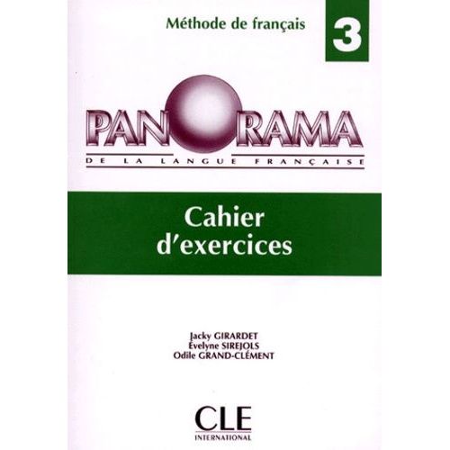 Panorama Niveau 3. Cahier D'exercices
