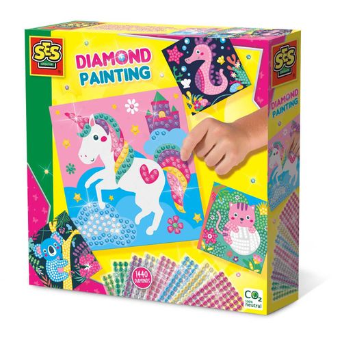 Ses Creative - Mosaïque De Diamants - Animaux Joyeux