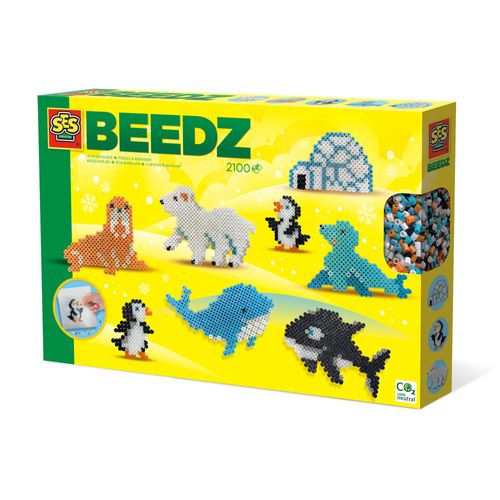 Ses Creative Beedz Perles À Repasser - Animaux De L?Arctique, 5 An(S), Garçon/Fille, Enfant, Multicolore, 2100 Pièce(S), Pas Pour Les Enfants De Moins De 36 Mois
