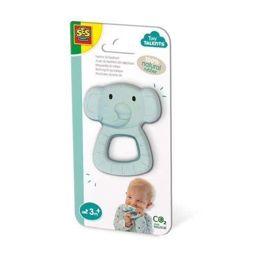 Jouet De Dentition Eli L?Éléphant ?- 100% Caoutchouc Naturel
