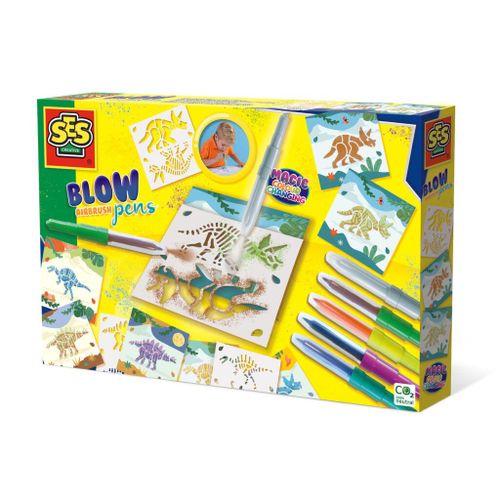 Blow Airbrush Pens - Dinosaures À Changement De Couleur Magique