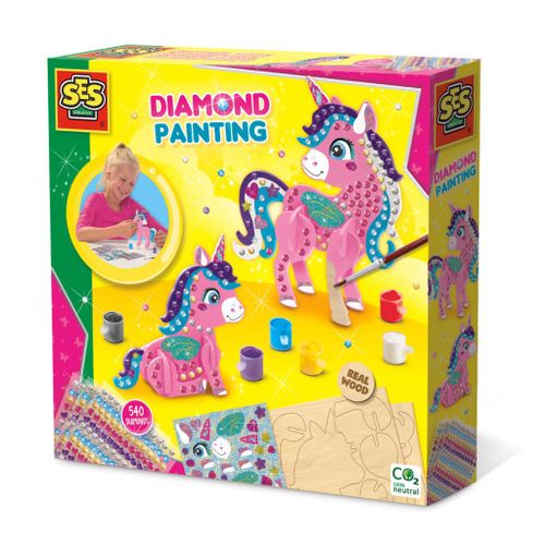 Mosaïque De Diamants - Licorne 3d