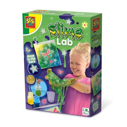 Ses Creative Slime Lab - Phosphorescent, Pâte Slime, 8 An(S), Multicolore