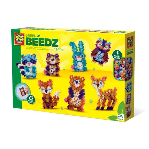 Green Beedz - Kit De Perles À Repasser Animaux De La Forêt