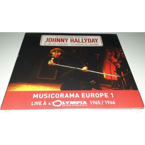 Johnny Hallyday Neuf Scelle Rare Double Cd Musicorama Hc Live Olympia 65/66