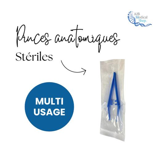 Pinces Pincettes Stériles Jetables - Lot De 20 Pièces - En Plastique Avec Griffes - Usage Médical Premier Soins 