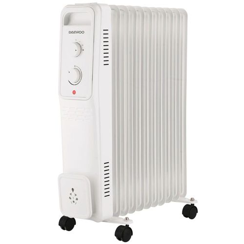 Daewoo - Radiateur à bain d'huile 2500w blanc DOH-4911M.WHITE