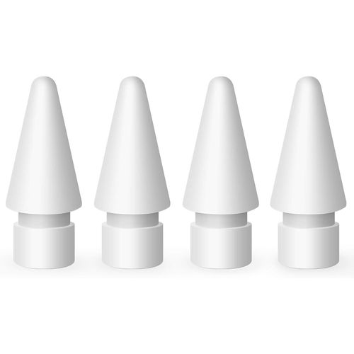 Pointes de Rechange pour Apple Pencil 1ère et 2ème Génération, Lot de 4 Apple Pencil Pointes de Stylo pour iPad