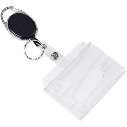 Porte-Badge (10pcs) Avec Yoyo Et Cordon Résistant Pour Carte De Visite,Carte D'étudiants,Carte Bus De La Marque Protection De Vos Badges