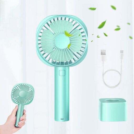 Ventilateur Portable, Mini Ventilateur USB Silencieux, Rechargeable...