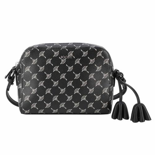 JOOP! Sac à Bandoulière pour Femmes - Cortina 1.0 Cloe Shoulderbag shz, 21x15x6cm, pattern Noir