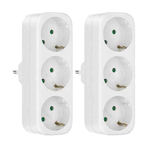 Multi prise sans câble,adaptateur de prise 250V/16A,prises portable...
