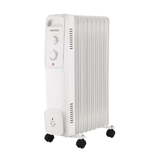 Daewoo - Radiateur à bain d'huile 2000w blanc DOH-499M.WHITE