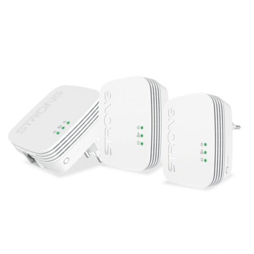 Strong Powerline 600 Triple Pack Mini 600 Mbit/s Ethernet/LA