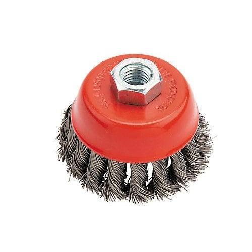 Brosse torsadée acier pour meuleuse Universal 80 mm