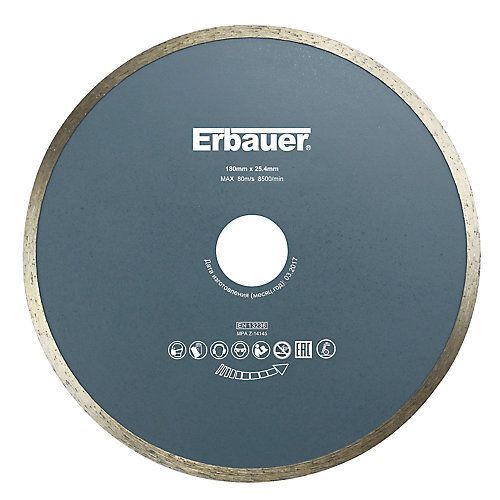 Disque diamant Erbauer 180x25 4 mm
