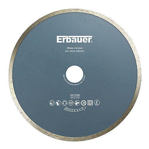 Disque diamant continu carrelage Erbauer 180x22 2 mm