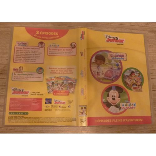 Dvd Disney Junior , 3 Épisodes = La Maison De Mickey " La Maxi Gym De Mickey " / Jake Pirate Du Pays Imaginaire " Le Caméléon Perdu " / Docteur Peluche " Steve L'as Des Cascades " Durée = 48 Minutes.