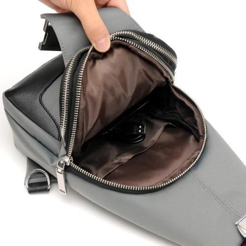 Sacoche à Bandouliere + Portefeuille Cuir PU Homme Affaires Sac à Main Sac  épaule Sac de Travail Achats Cadeau d'Fête des pères Noël