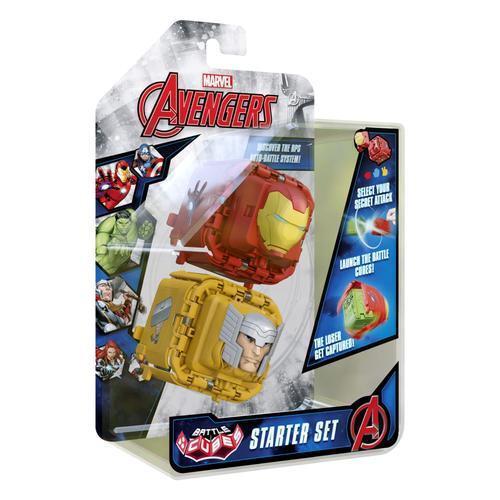 Battle Cubes- Avengers Iron Man Vs Thor-Battle Fidget Set 37202 Rouge