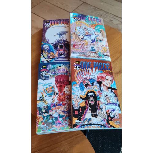Lot One Piece Tome 103 / 104 / 105 / 106 Première Impression Métallisé