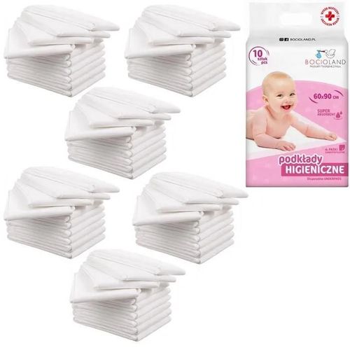 Pad D'hygiène Jetable Pour Changer 60x90 60 Pcs Absorbant Bocioland