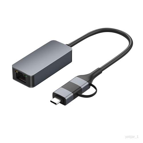 Adaptateur USB C vers Ethernet Adaptateur Ethernet USB A et USB C 2,5