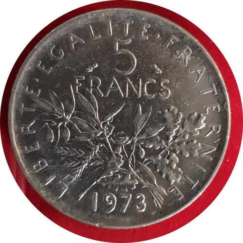 Monnaie France - 1973 - 5 Francs Semeuse O.Roty